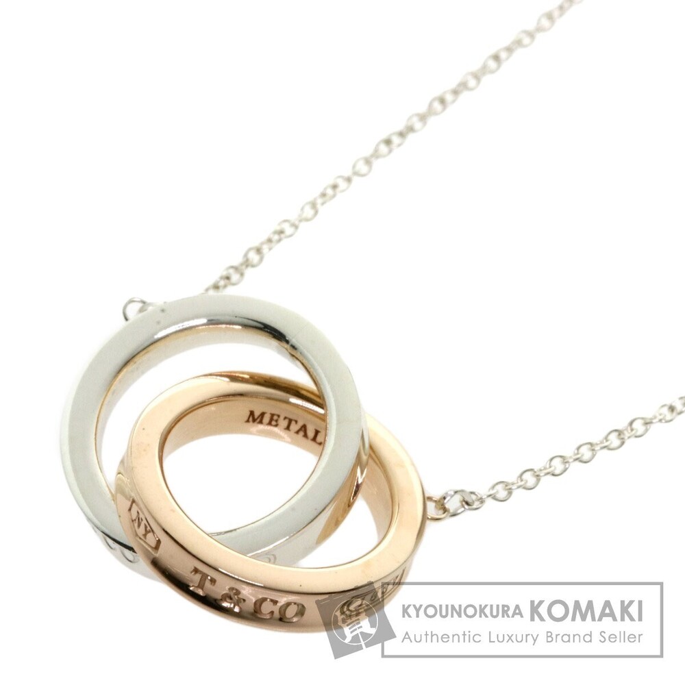 Tiffany Interlocking Necklace Silver Rubedo